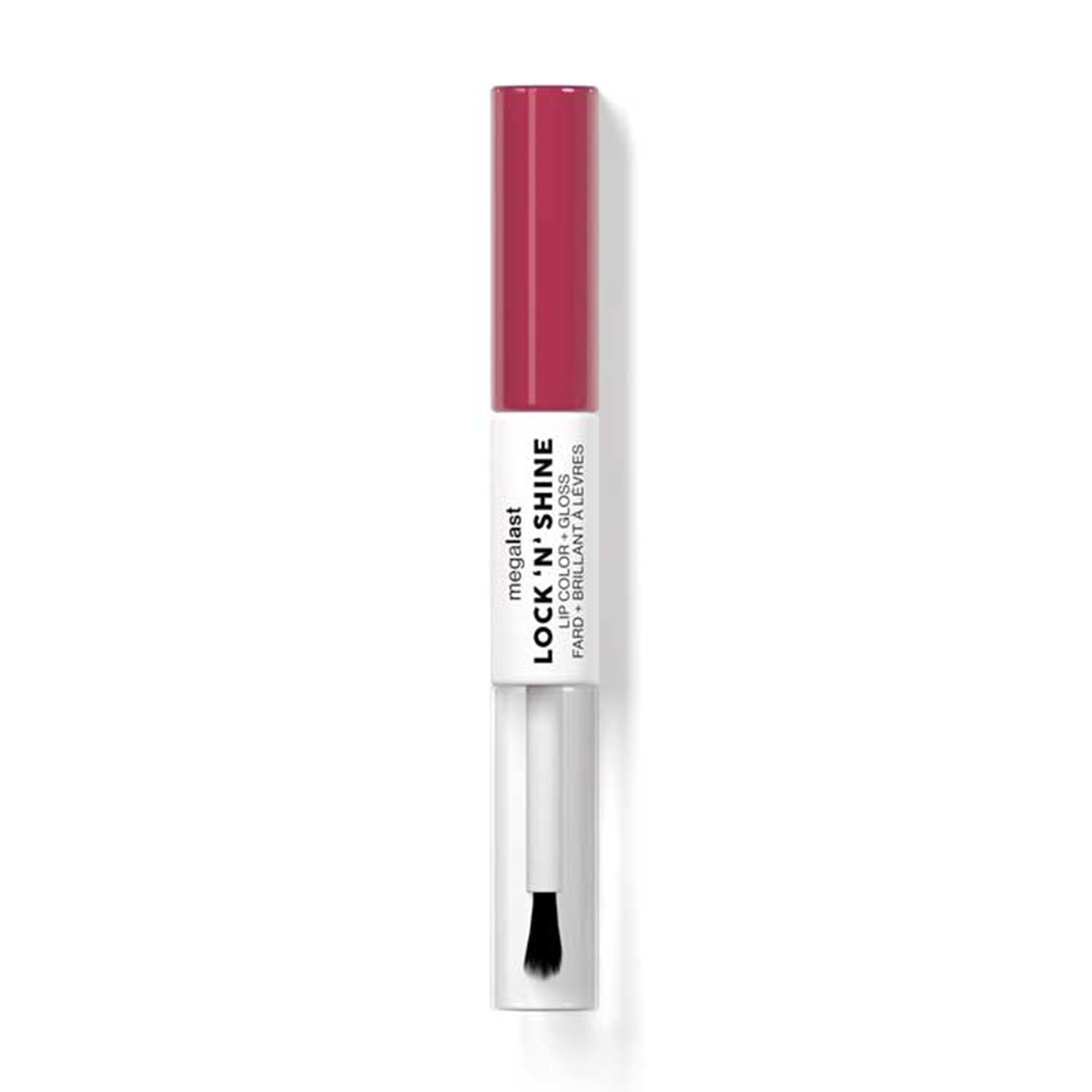 Wet N Wild Megalast Lock ’n’ Shine Batom e Brilho Labial La Pink – 1 Unidade